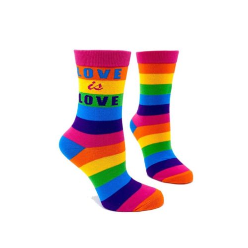 Love is Love Striped Funky Ladies' Socks