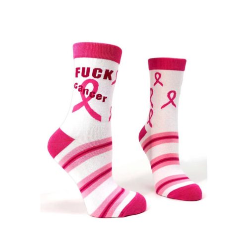 Funky Fuck Cancer ladies' socks