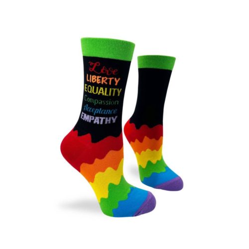 Love,liberty,equality socks